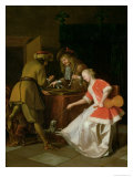 Buy Tric-Trac Players with a Lady and Her Dog at AllPosters.com