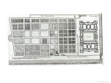 Palace and Garden of the Tuileries in Paris in the 16th Century, Pub.A. Levy, 19th Century