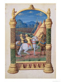 Buy David and Absalom at War For the Crown, from the Book of Hours of Louis D'Orleans, 1469 at AllPosters.com