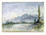 Buy The River Isere at Grenoble, 1877 at AllPosters.com