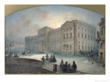 View of the Mariinsky Palace in Winter, 1863