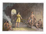 Buy Canadian Indian Marriage Ceremony, from Le Costume Ancien et Moderne, c.1820-30 at AllPosters.com
