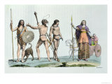 Buy Celtic People at the Time of Julius Caesar, Le Costume Ancien ou Moderne, c.1820 at AllPosters.com