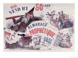 Buy Cover of a Prophetic Almanac Depicting Nostradamus, 1855 at AllPosters.com