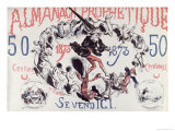 Buy Cover of a Prophetic Almanac Depicting Nostradamus, 1873 at AllPosters.com