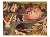 The Garden of Earthly Delights: Allegory of Luxury, Detail of the Central Panel, c.1500