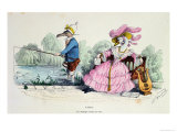 Buy Marriage by the Book, Caricature from Les Metamorphoses du Jour Series, Reprinted in 1854 at AllPosters.com