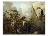 Buy Heroism of the Crew of Le Vengeur du Peuple at the Battle of Ouessant, 1st June 1794 at AllPosters.com