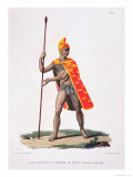 Buy Sandwich Islands: an Office of the King in State Costume, from 'Voyage Autour du Monde at AllPosters.com