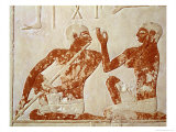 Buy Flute Player and Singer, Funerary Banquet, Tomb of Nenkhefetka, Saqqarah, Old Kingdom, c.2400 BC at AllPosters.com