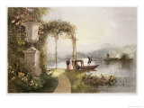 Buy The Lake, Trentham Hall Gardens, from The Gardens of England, Published 1857 at AllPosters.com