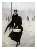 Parisian Woman in the Place de La Concorde, c.1890