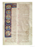 Six Days of the Creation, from the Bible of St. Sulpicius of Bourges
