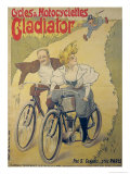 Buy Poster Advertising Gladiator Bicycles and Motorcycles at AllPosters.com