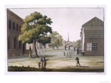 Buy Market Square, Philadelphia, Pennsylvania, Le Costume Ancien ou Moderne, c.1820-30 at AllPosters.com