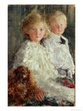 Buy Portrait of Elizabeth and Charles Williamson with Their Pet Dog at AllPosters.com