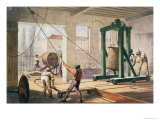 Preparing the Cable, from The Atlantic Telegraph by William Howard Russell, Published 1866