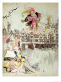 Buy Gargantua, Illustration from the Complete Works of Francois Rabelais at AllPosters.com