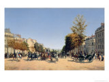 Buy View of the Champs-Elysees from the Place de L'Etoile, 1878 at AllPosters.com