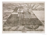 Buy Badminton House in the County of Gloucester, Engraved by Johannes Kip at AllPosters.com