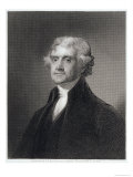 Buy Portrait of Thomas Jefferson, Engraved by Henry Bryan Hall at AllPosters.com