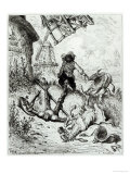 Don Quixote and the Windmills, from Don Quixote de La Mancha by Miguel Cervantes