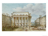 Buy View of the Facade of the Theatre Italien at AllPosters.com