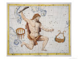 Buy Constellation of Hercules with Corona and Lyra, Plate 21 from Atlas Coelestis, by John Flamsteed at AllPosters.com