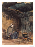 Buy Watching the Pot Boil - a Cottage Interior at AllPosters.com