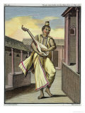 Buy Musician with Indian Lute, Voyage Aux Indes et a La Chine, c.1782 at AllPosters.com