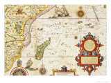 Buy Map of East Africa and Madagascar, 1596 at AllPosters.com