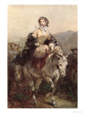 Buy Young Woman on a Horse at AllPosters.com