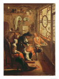 Buy Ragotin Treated with a Cupping Glass, from 'Roman Comique' by Paul Scarron at AllPosters.com