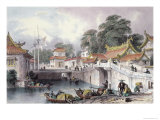 Buy Ancient Bridge over the River at Chapro, c.1850 at AllPosters.com