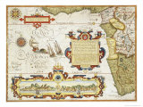 Buy Map of West African Coastline, 1596 at AllPosters.com