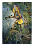 Buy Coroado Indian Giving the Signal For Attack, Voyage Pittoresque et Historique Au Bresil at AllPosters.com