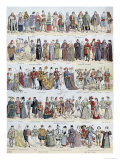 Buy Pictorial History of Clothing in Ancient Gaul and in France, Up to Early 1600S, Pub.Larousse, 1929 at AllPosters.com