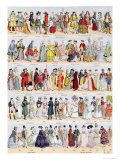 Buy Clothing in France from the Seventeenth Century Up to 1925, Published by Larousse, 1929 at AllPosters.com