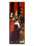 Triptych of Moses and the Burning Bush, Left Panel Depicting Rene I D'Anjou