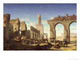 Buy Ruins of the Mosque of the Caliph El Haken, Cairo, c.1840 at AllPosters.com