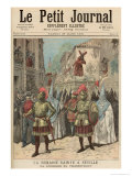 Buy Holy Week in Seville: Good Friday Procession, from Le Petit Journal, 28th March 1891 at AllPosters.com