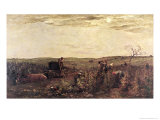 Buy The Wine Harvest in Burgundy, 1863 at AllPosters.com