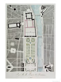 Buy Design For Joining the Tuileries to the Louvre, 1808 at AllPosters.com