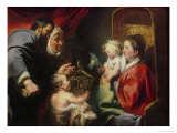 Buy The Virgin and Child with SS Zacharias, Elizabeth and John the Baptist, c.1620 at AllPosters.com