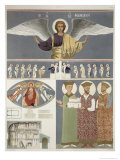 Buy Frescoes, Orthodox Church of Nekrssi, Plate 48, Le Caucase Pittoresque Dessine Apres Nature, c.1847 at AllPosters.com