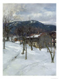 Buy Winter Landscape Near Kutterling, 1899 at AllPosters.com