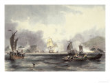 Buy HM Ships Imogene and Andromache Passing the Batteries of the Bocca-Tigris, c.1850 at AllPosters.com
