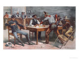 Buy Argument over Cards in a Western Saloon, 1895 at AllPosters.com