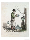 The Lamplighter, Engraved by Francois Seraphin Delpech