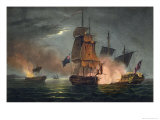 Buy Capture of the Badere Zaffer, Naval Achievements of Great Britain Jenkins, c.1808 at AllPosters.com